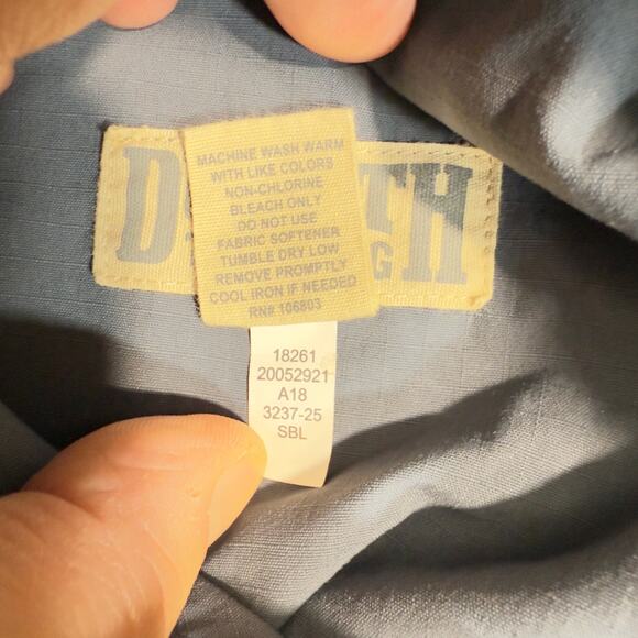 Duluth Trading Co Nylon Cargo Pant 32W 30L Blue 18261 Armachillo Cooling Cargo - Picture 8 of 12